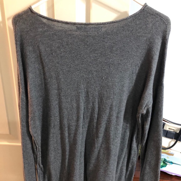 Apt. 9 Grey Sweater with glitter accents - Picture 4 of 4